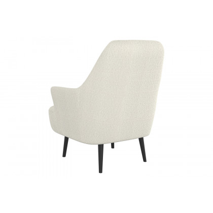 Worldwide Zoey Accent Chair - Crème