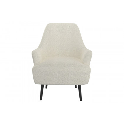 Worldwide Zoey Accent Chair - Crème
