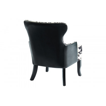 Worldwide Angus Accent Chair - Black/Coffee