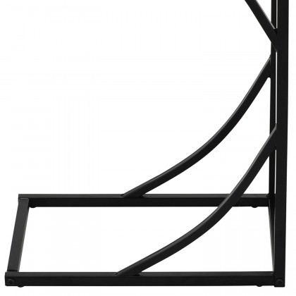 Worldwide Darcy Accent Table - Cement/Black