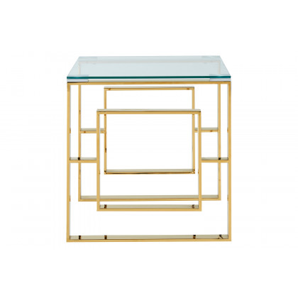 Worldwide Eros Accent Table - Gold