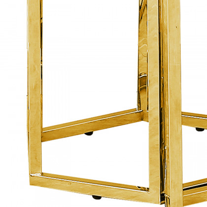 Worldwide Fleur Accent Table - Gold