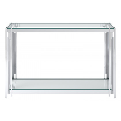 Worldwide Estrel Console Table - Silver