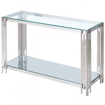 Worldwide Estrel Console Table - Silver