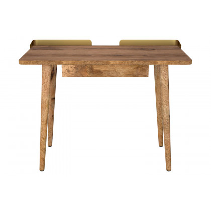 Worldwide Anand Desk - Natural/Aged Gold