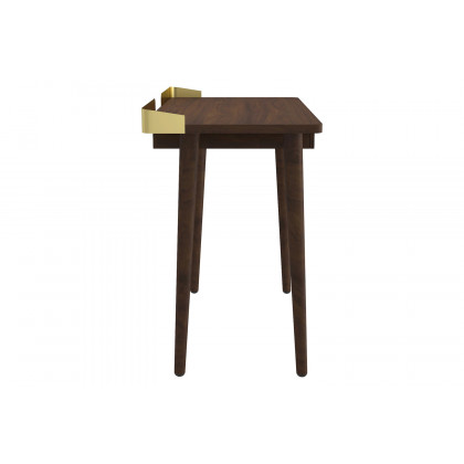 Worldwide Anand Desk - Walnut/Aged Gold