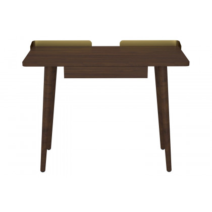 Worldwide Anand Desk - Walnut/Aged Gold