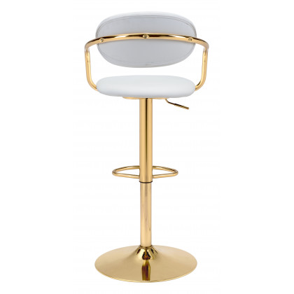 ZUO Gusto Barstool - White/Gold