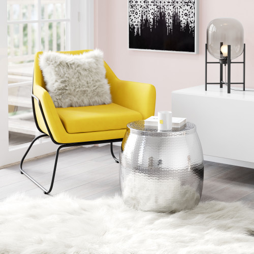 ZUO - Solo Side Table in Silver