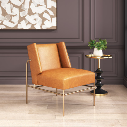 ZUO Atlanta Accent Chair - Brown