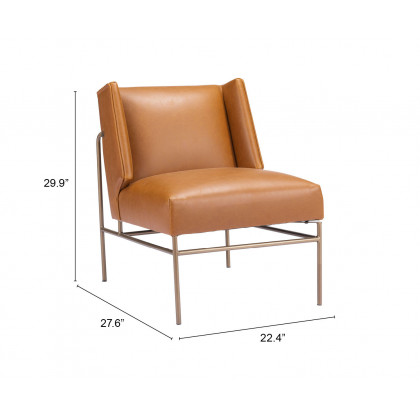 ZUO Atlanta Accent Chair - Brown