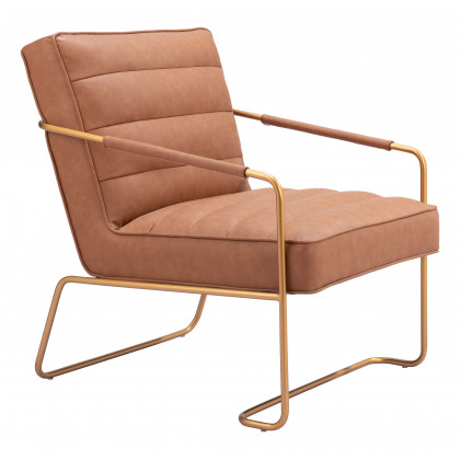 ZUO Dallas Accent Chair - Vintage Brown