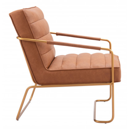 ZUO Dallas Accent Chair - Vintage Brown