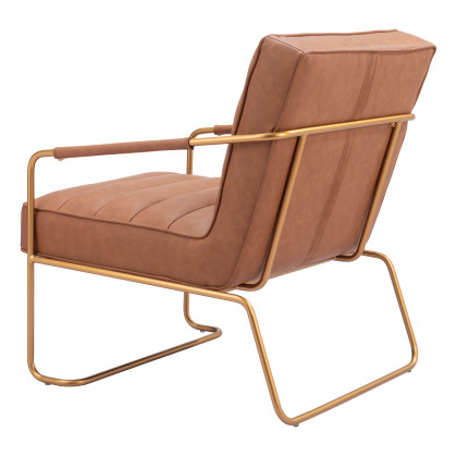 ZUO Dallas Accent Chair - Vintage Brown