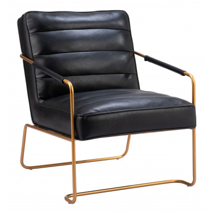 ZUO Dallas Accent Chair - Vintage Black