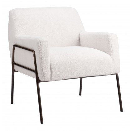 ZUO Charleston Accent Chair - Cream