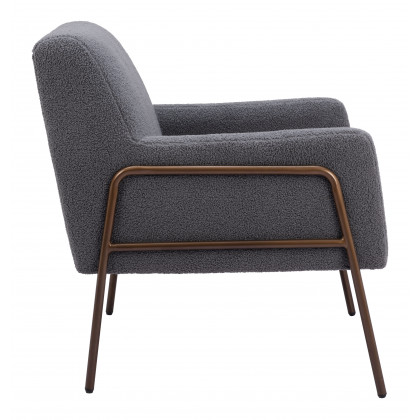 ZUO Charleston Accent Chair - Gray