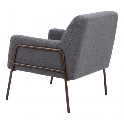 ZUO Charleston Accent Chair - Gray
