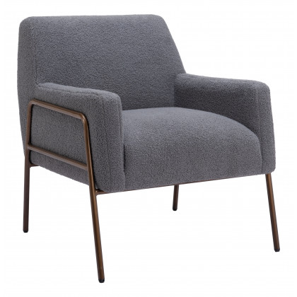 ZUO Charleston Accent Chair - Gray