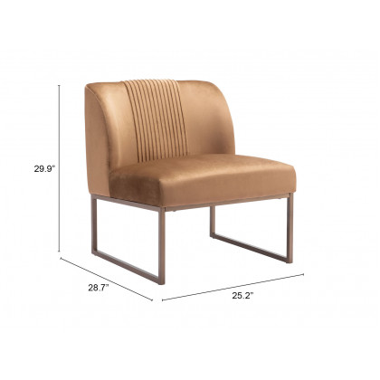 ZUO Sante Fe Accent Chair - Brown