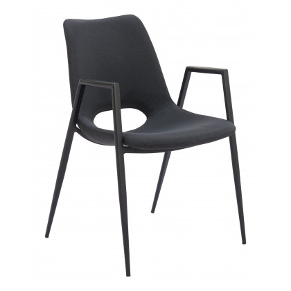 ZUO Desi Dining Chair (Set of 2) - Black
