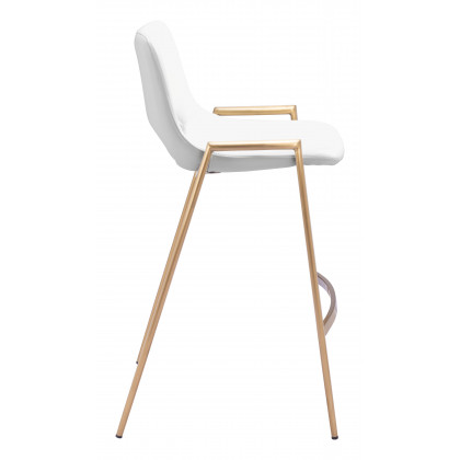 ZUO Desi Counter Stool (Set of 2) - White/Gold