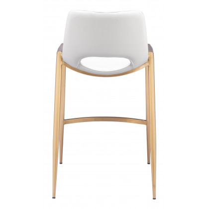 ZUO Desi Counter Stool (Set of 2) - White/Gold