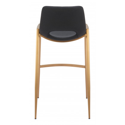 ZUO Desi Barstool (Set of 2) - Black/Gold