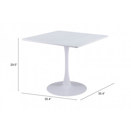ZUO Molly Dining Table - White
