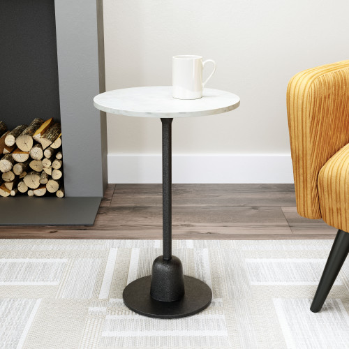 ZUO - Whammy Side Table in White/Black