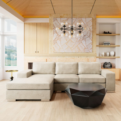 ZUO Brickell Sectional - Beige