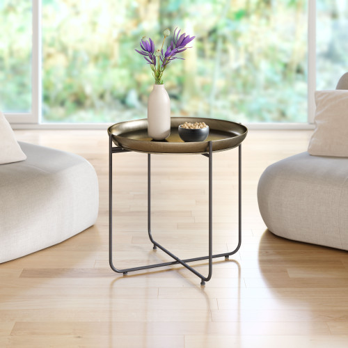 ZUO - Bronson Side Table in Bronze