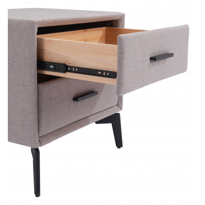 ZUO - Halle Side Table in Gray