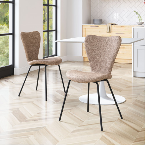 ZUO - Tollo Dining Chair (Set of 2) in Brown