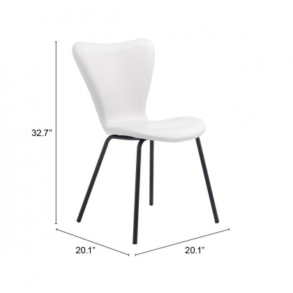 ZUO Torlo Dining Chair (Set of 2) - White