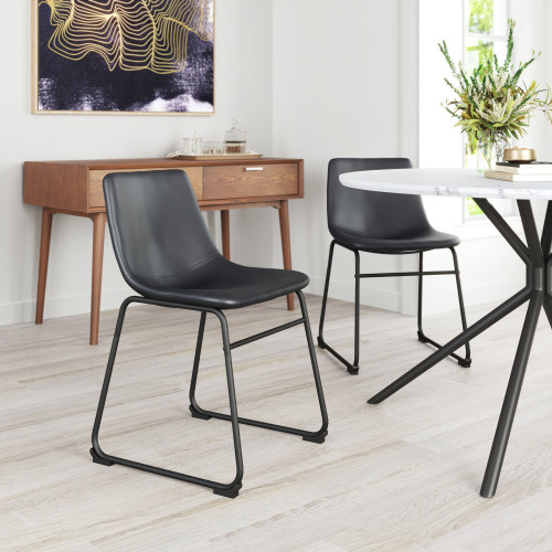 ZUO Smart Dining Chair (Set of 2) - Black