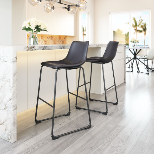 ZUO Smart Barstool (Set of 2) - Black