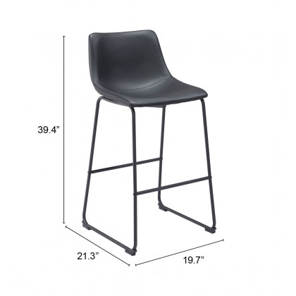 ZUO Smart Barstool (Set of 2) - Black