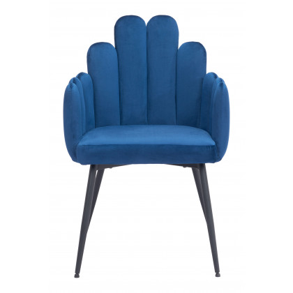 ZUO Noosa Dining Chair (Set of 2) - Navy Blue