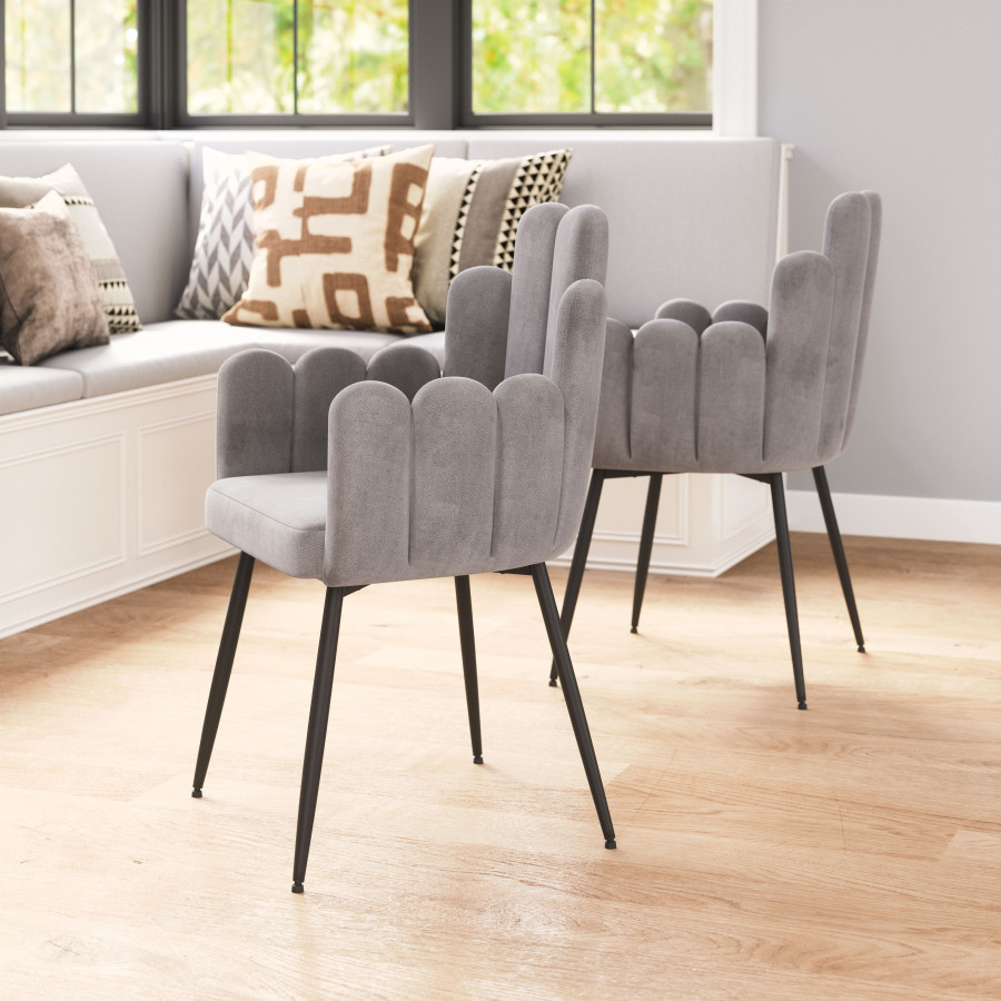 ZUO Noosa Dining Chair (Set of 2) - Gray