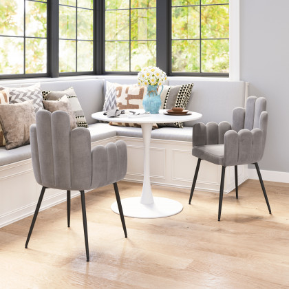 ZUO Noosa Dining Chair (Set of 2) - Gray