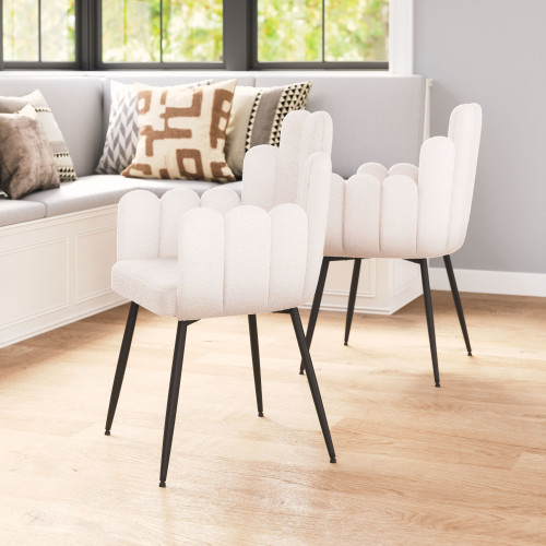 ZUO Noosa Dining Chair (Set of 2) - Ivory