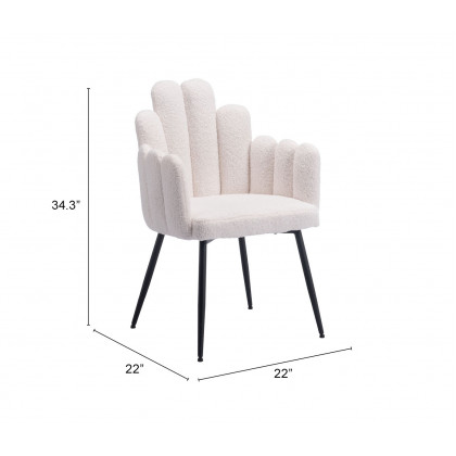 ZUO Noosa Dining Chair (Set of 2) - Ivory