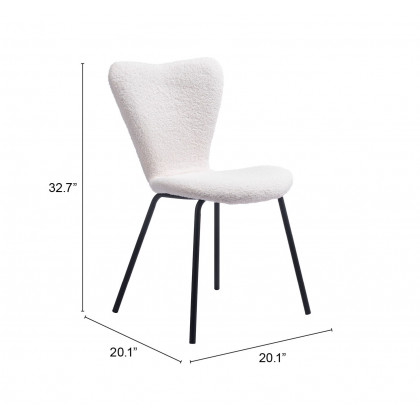 ZUO Thibideaux Dining Chair (Set of 2) - Ivory