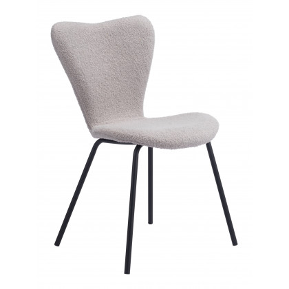 ZUO Thibideaux Dining Chair (Set of 2) - Light Gray