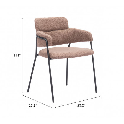ZUO Marcel Dining Chair (Set of 2) - Brown