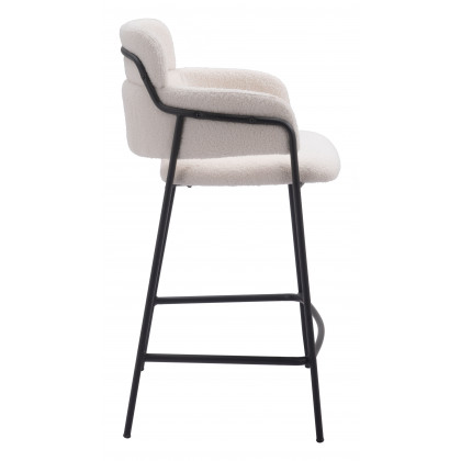 ZUO Marcel Counter Stool (Set of 2) - Cream