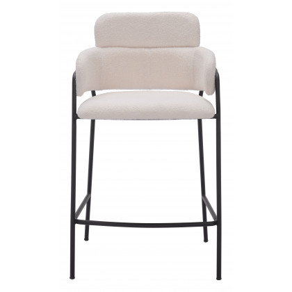 ZUO Marcel Counter Stool (Set of 2) - Cream