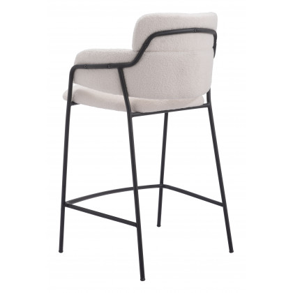 ZUO Marcel Counter Stool (Set of 2) - Cream