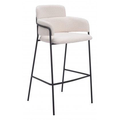 ZUO Marcel Barstool (Set of 2) - Cream